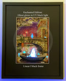 Beneath the Sheets; The Shrouded Lady & The Night Fisherman - Enchanted Edition Framed Small Linear I Black (A) Mounted