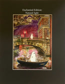 Beneath the Sheets; The Shrouded Lady & The Night Fisherman - Enchanted Edition Mounted Embellished Print