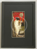 Beneath the Sheets; Stand and Deliver - Colour Edition Framed in Small Linear I Black