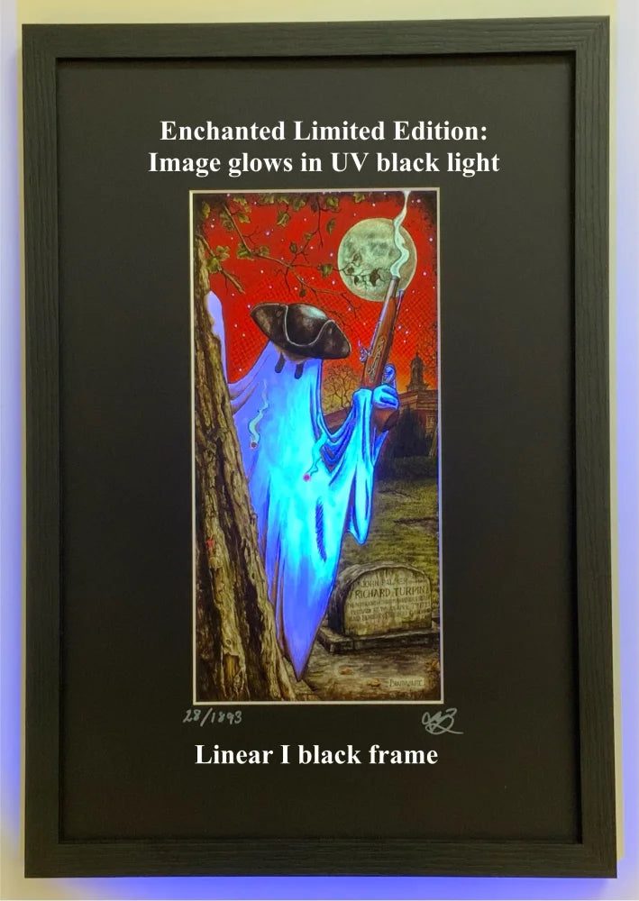Beneath the Sheets; Stand and Deliver - Enchanted Limited Edition Celestial Lights Mounted Embellished Print