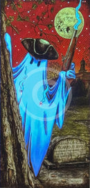 Beneath the Sheets; Stand and Deliver - Enchanted Limited Edition Celestial Lights Mounted Embellished Print