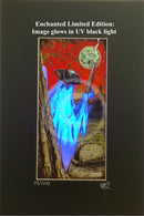 Beneath the Sheets; Stand and Deliver - Enchanted Limited Edition Celestial Lights Mounted Embellished Print