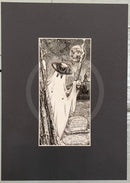 Beneath the Sheets;  Stand and Deliver - Monochrome Edition. Stand and Deliver. This black and white ghost art print features the lawless spirit of the notorious highwayman Dick Turpin wielding his smoking musket, guarding his grave in the historic haunted City of York. By M.J Braithwaite. 