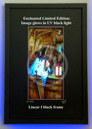 Beneath the Sheets; Treason and Plot - Enchanted Limited Edition; Ghostly Lights Framed Small Linear I Black (A)