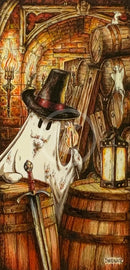 Beneath the Sheets; Treason and Plot - Enchanted Limited Edition; Ghostly Lights Mounted Embellished Print