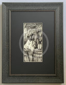 Beneath the Sheets; Treason & Plot - Monochrome Edition Framed in Muse II Distressed black