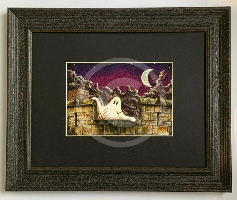 Beneath the Sheets; Vengeful Exploits - Colour Edition Art Print framed in Muse II Distressed black