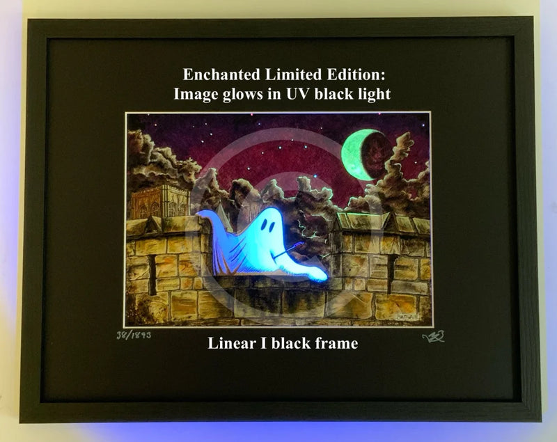 Beneath the Sheets; Vengeful Exploits - Enchanted Limited Edition; Celestial Lights Framed Small LinearI Black (A)