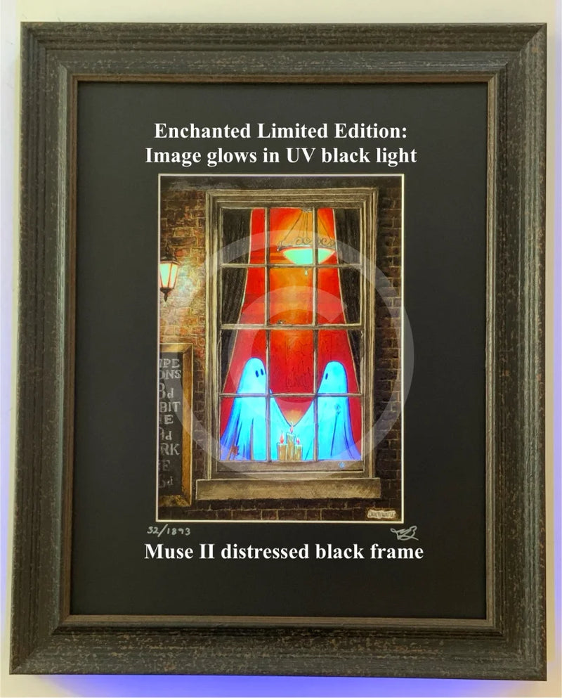 Beneath the Sheets; What Love Should Be - Enchanted Limited Edition; Ghostly Lights Framed Muse II Black (F)