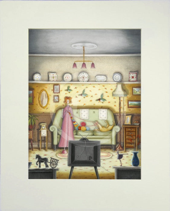 Big Night In, Limited Edition Print by Dotty Earl