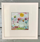Birds Eye Ewe Balloon Print By Dale Bowen Framed
