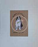 Meet The Mustards: Sometimes I Sit And Think Just Toft Mounted Miniature Mounted Print