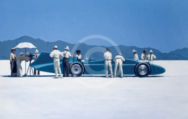 Bluebird At Bonneville By Jack Vettriano