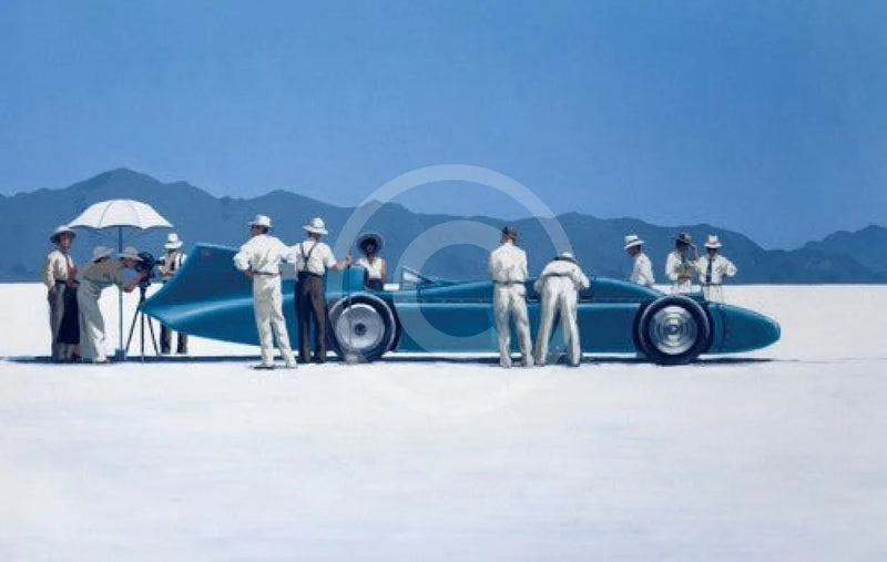 Bluebird At Bonneville By Jack Vettriano