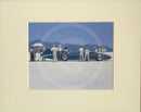 Bluebird At Bonneville By Jack Vettriano Mounted Miniature Mounted