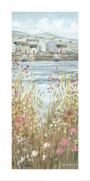 Boats & Blooms II by Diane Demirci - Print on Paper