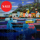 Bobbing About ORIGINAL Mixed Media Painting by Sue Elswick