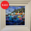 Bobbing About ORIGINAL Mixed Media Painting by Sue Elswick