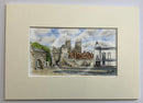 Bootham Bar - Natalja Olejnicka ORIGINAL WATERCOLOUR Miniature