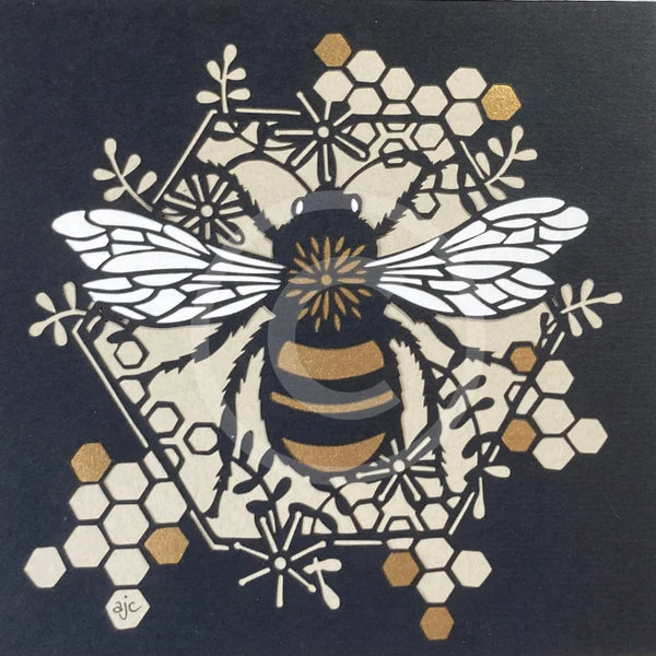 Bumble Giclee Print by Anna Cook Mounted