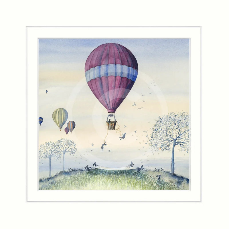 Bunny Bungee By Catherine Stephenson Mounted Miniature