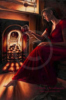 Burgundy by Firelight by Mark Braithwaite