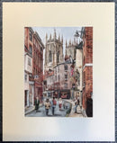 Busker on Low Petergate by Mark Braithwaite