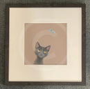 Butterflies, Limited Edition Print by Nicky Litchfield - Framed 225 chocolate (classic 1) - Limited Edition Print