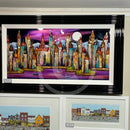 By The Light Of Silvery Moon (18X36) Original Painting By Rozanne Bell