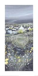 Chalkboard Hills II by Diane Demirci - Print on Paper