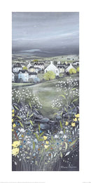 Chalkboard Hills II by Diane Demirci - Print on Paper