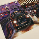 Charge! London Black Cab Limited Edition Print By Mark Braithwaite
