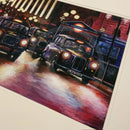 Charge! London Black Cab Limited Edition Print By Mark Braithwaite