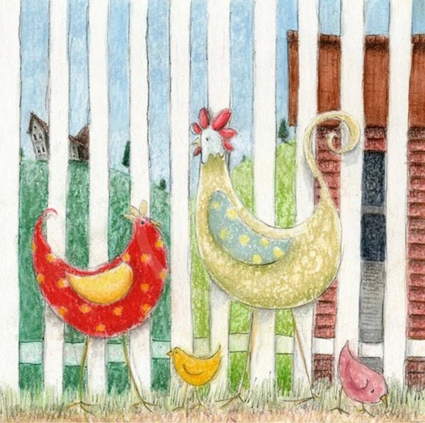 Chicks Limited Edition Print by Dotty Earl