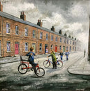 Chopper Bike by John Wood – Mounted Limited Edition Print - Art Print