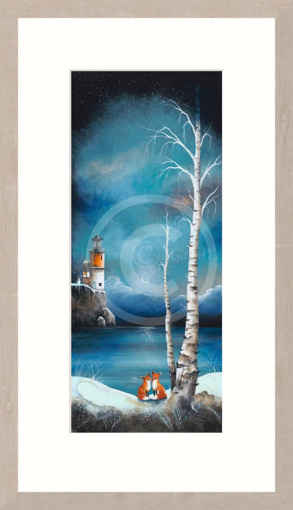 Christmas Companions by Gary Walton Limited Edition Print Framed in Almond Limited Edition Print