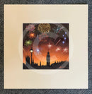 Cinder Toffee Skies, Embankment at Westminster by Mark Braithwaite