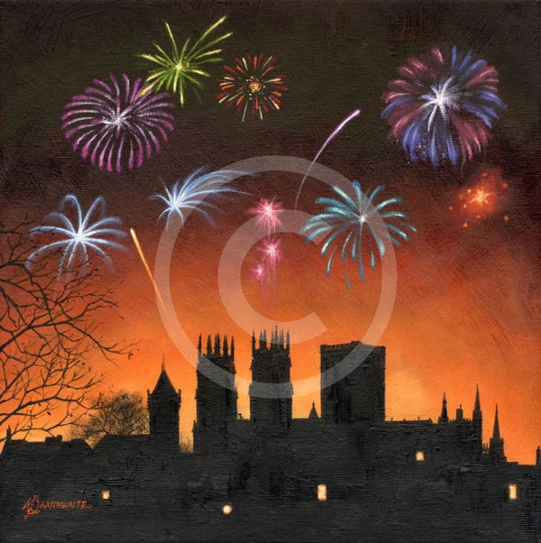 Cinder Toffee Skies, York Minster from the Walls by Mark Braithwaite