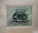 Classic Car - a Mixed Media Original by Dennis Middleton