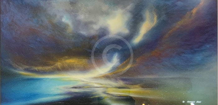 Galaxy Skies (18x36") ORIGINAL PAINTING by Hamish Herd