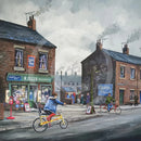 Corner Shop by John Wood – Mounted Limited Edition Print - Art Print