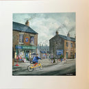 Corner Shop by John Wood – Mounted Limited Edition Print - Art Print