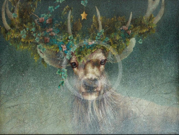 Cornucopia ? by Amanda Stratford Stag Limited Edition Print