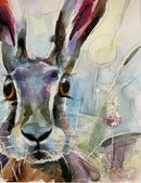 Cottontail  ORIGINAL Watercolour Painting by Susan Leigh