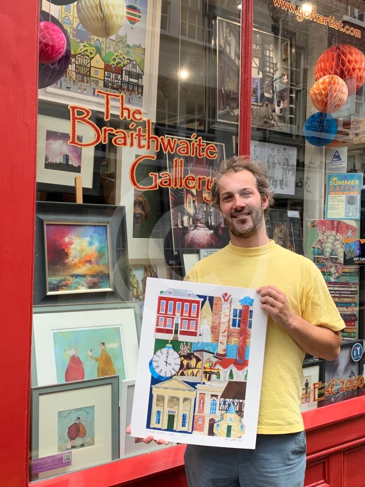 Illustrator Ric Liptrot at The Braithwaite Gallery