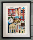Cultural Quarter, York - a Limited Edition Print of York by Ric Liptrot Framed