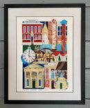 Cultural Quarter, York - a Limited Edition Print of York by Ric Liptrot Framed
