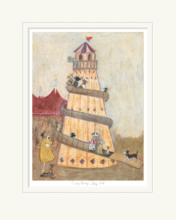 Curly Wurly's Day Out LIMITED EDITION by Sam Toft