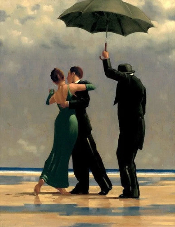 Dancer in Emerald by Jack Vettriano