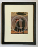 Dancer in Emerald by Jack Vettriano, mounted miniature